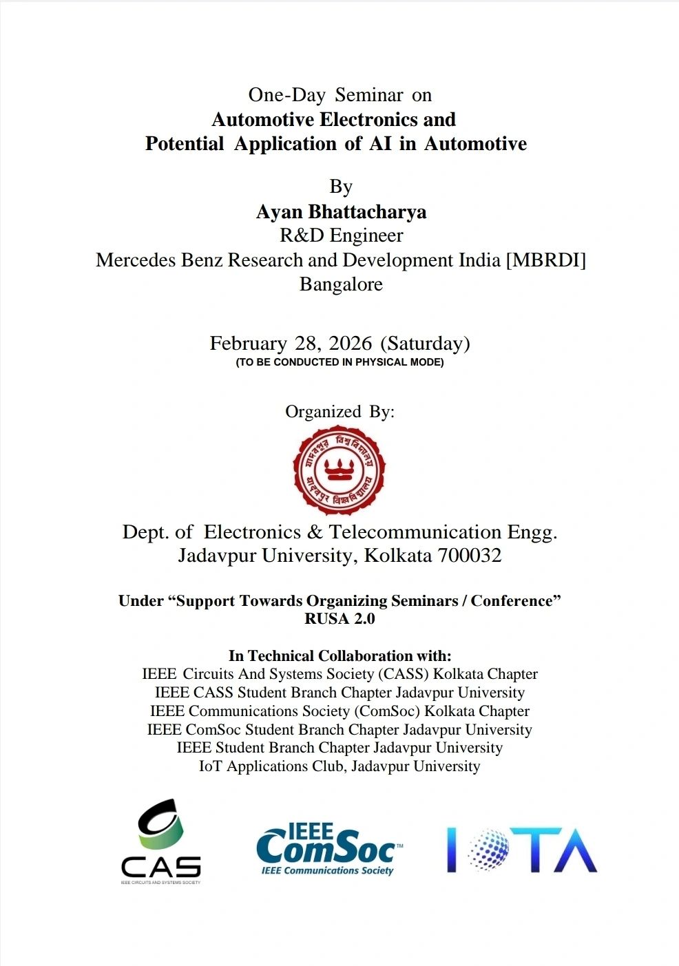 Automotive Electronics Seminar